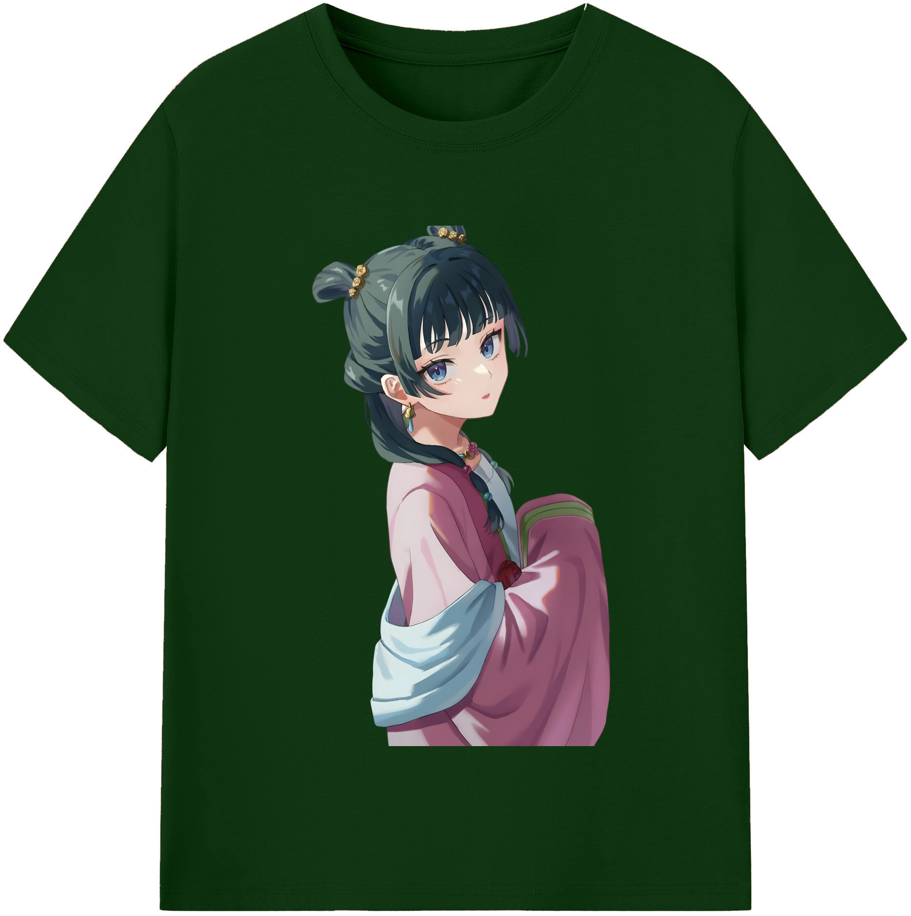 （画像用） 薬屋のひとりごと The Apothecary Diaries 綿100％半袖Tシャツ（フロントプリント）